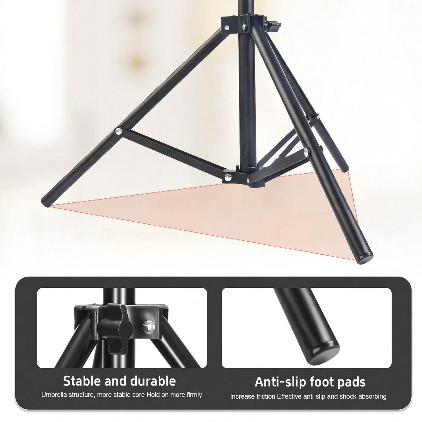 10 Inch Adjustable 3-Color LED Ring Light With Flexible Tripod & Phone Holder – Perfect For Selfies, Vlogging, Interviews, And Live Streaming Suitable For Photography, Video Recording, Live Streaming