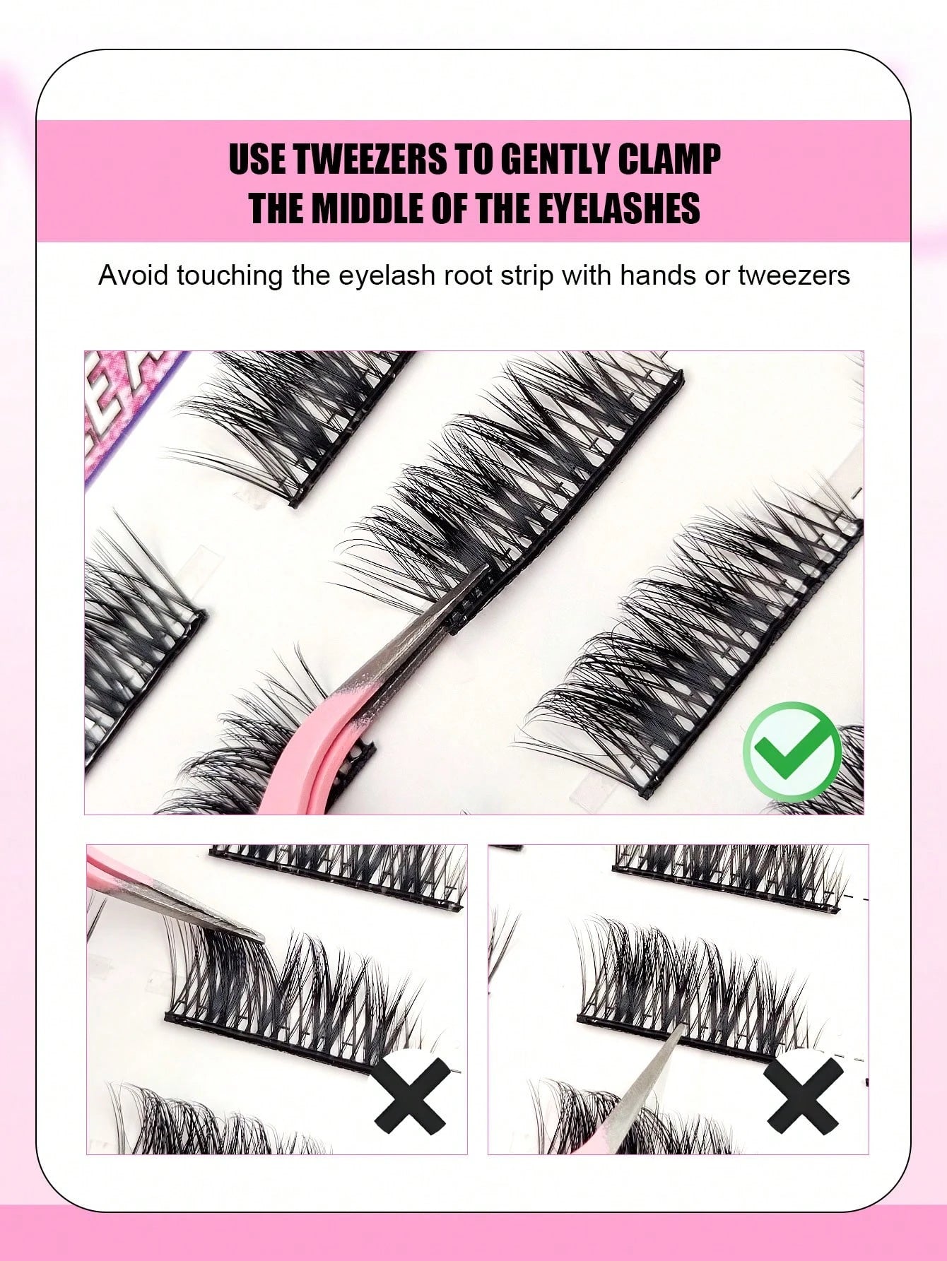 10 Pairs Glue Free Eyelashes And Fluffy Individual Lashes, Press On Lashes Crossed Self Adhesive Eyelash Extension Set Long Lasting Soft And Light Wear, DIY Eye Lash Gift For Women & Girl Lashes, Lash