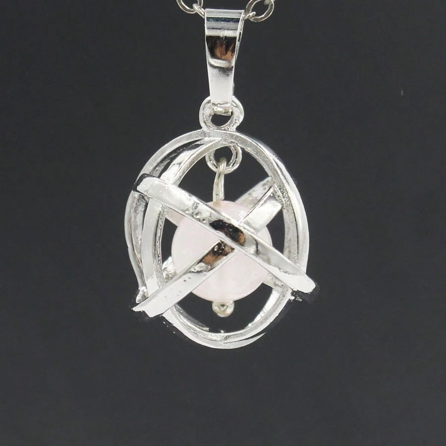 2026 Hot-Selling New Geometric Bead Cage Pendant Fashion Accessory