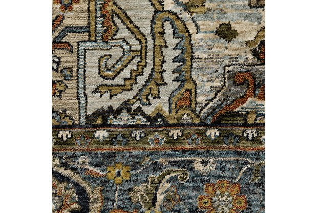 Oriental Weavers Area Rugs Aberdeen Area Rugs 1144Q Navy Heriz By OWRugs