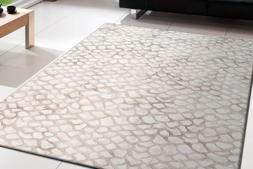 Dynamic Rugs Area Rugs Eclipse Area Rugs 64194-8565 Ivory Unique Area Rug Shapes 37 Sizes