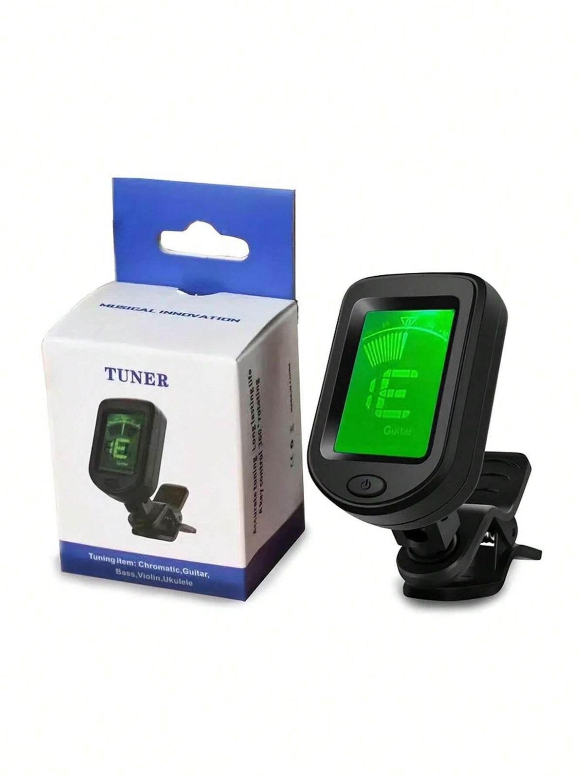 Electronic Tuner, Universal For Guitar And Ukulele, High-Precision Portable Tuning Meter, Durable & Compact Music Accessory, Essential For Music Enthusiasts