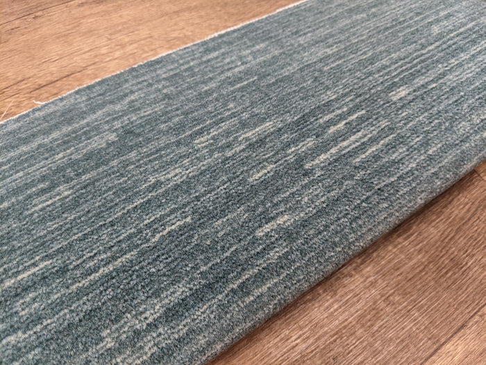 Nourison Stair Runners Elegance Velvet Chic H0023 Teal Area Rugs and Stair Runners By Hagaman