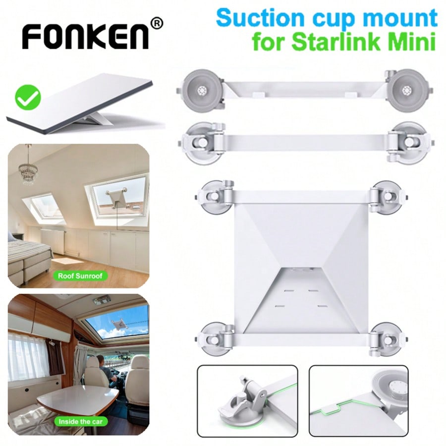 For Starlink Mini Sunroof Suction Cup Car Mount Car Suction Cup Bracket Navigation For Starlink Mini Sunroof Suction Cup Car
