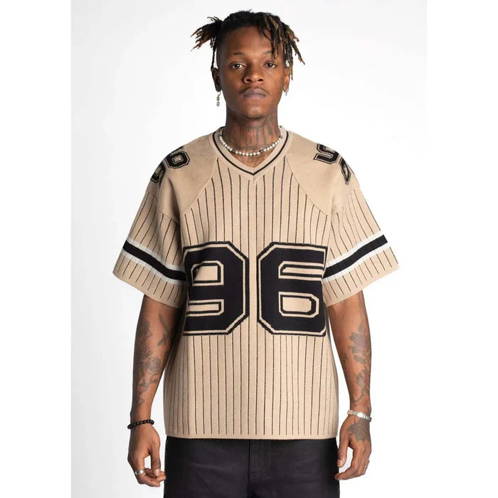 GUAPI-Khaki Football Tee-200KFTS