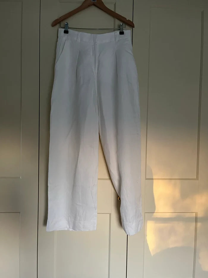 H&M Studio Slacks-linnebyxor NWOT