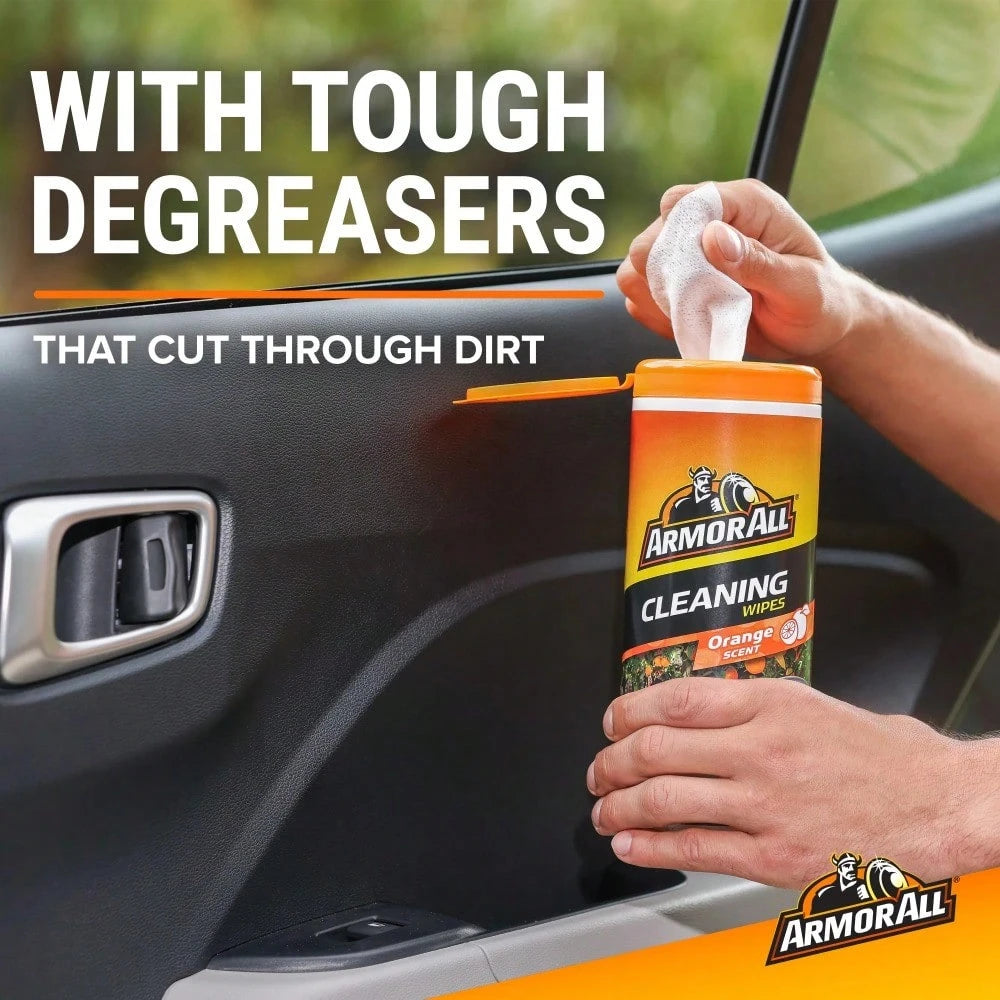 Interior Car Cleaning Wipes In Orange Scent, 60-120 Count