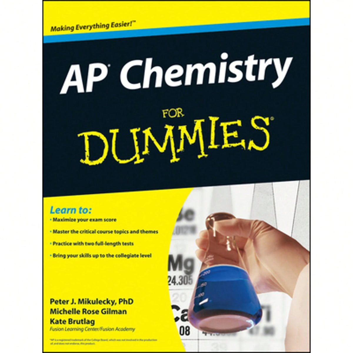 Pre-Owned AP Chemistry For Dummies (Paperback) By Peter J Mikulecky, Michelle Rose Gilman, Kate Brutlag