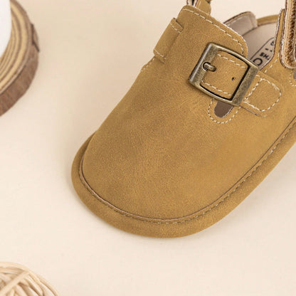 0-18 Months Baby Toddler Walking Slippers Sandals Shoes- Soft Sole Non-Slip First Walkers With Adjustable Buckle Strap Breathable Summer Crib Shoes
