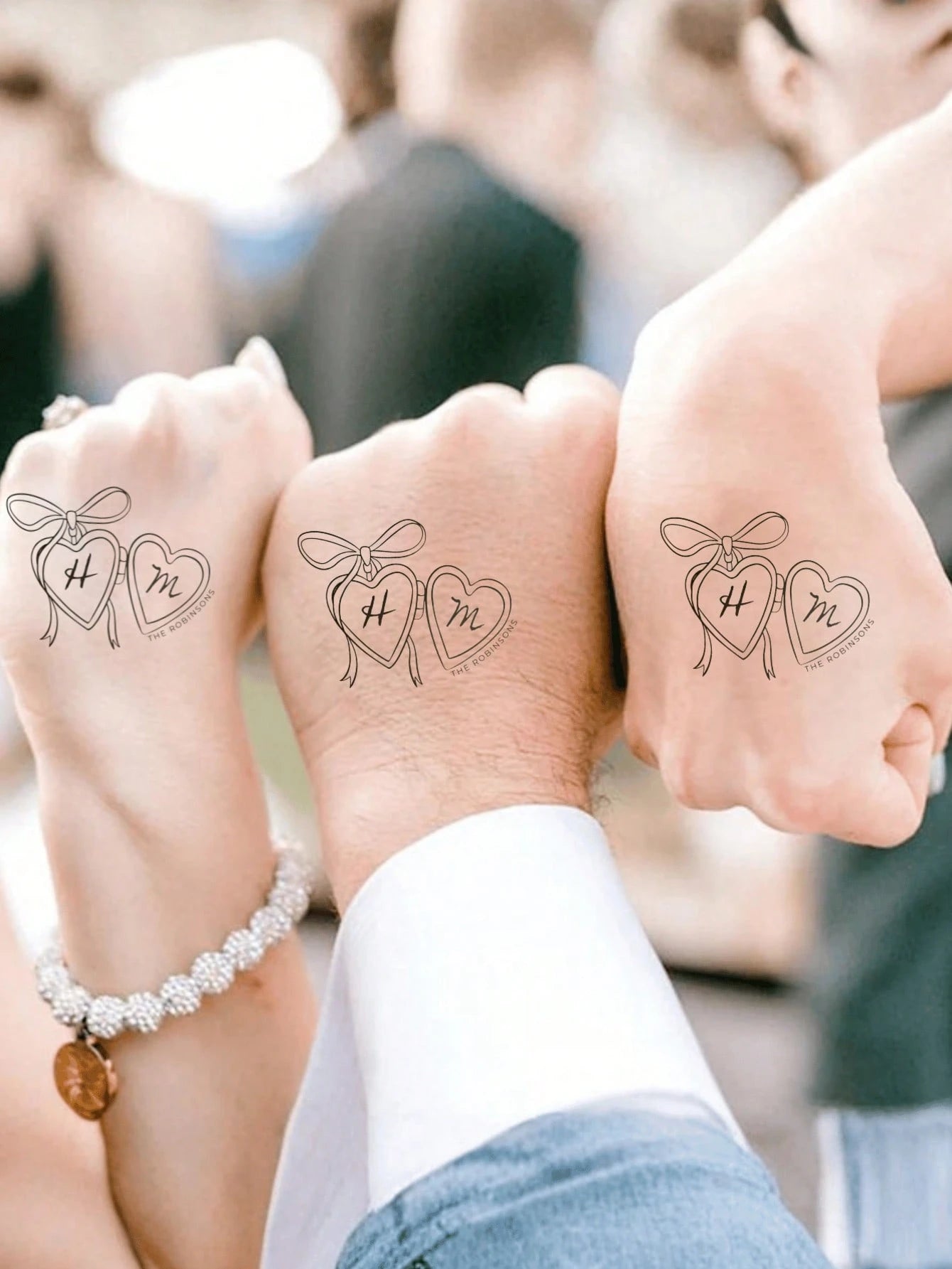 1/10/20/30/60/90/120/150pcs Optional, Wedding Favor Tattoo Stickers, Temporary Tattoo Stickers, Couple Customized Tattoo Stickers, Till Death Do Us Part Party Favors, Bachelorette Party Temporary Stic