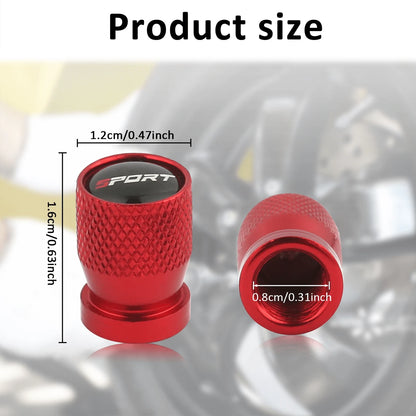 1/2/4/10pcs Aluminum Alloy Tire Valve Stem Caps, Replacement Wheel Hub Tire Caps, Suitable For Multiple Car Models
