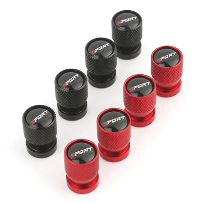 1/2/4/10pcs Aluminum Alloy Tire Valve Stem Caps, Replacement Wheel Hub Tire Caps, Suitable For Multiple Car Models