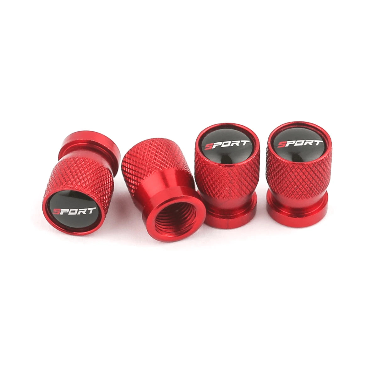 1/2/4/10pcs Aluminum Alloy Tire Valve Stem Caps, Replacement Wheel Hub Tire Caps, Suitable For Multiple Car Models