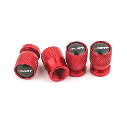1/2/4/10pcs Aluminum Alloy Tire Valve Stem Caps, Replacement Wheel Hub Tire Caps, Suitable For Multiple Car Models