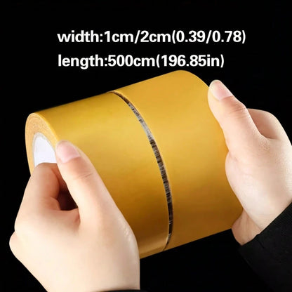 1/2/4 Rolls Strong Adhesive Fabric Tape, No-Cut Multi-Functional No-Trace Hemming Tape For Pants And Sleeves, Suitable For Fabric And Clothing No-Sew Self-Adhesive Fixing Patch