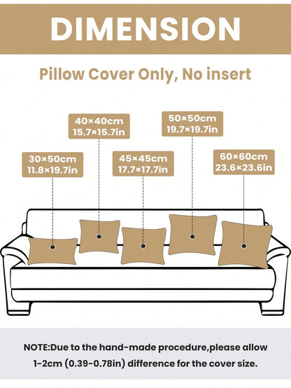 1/2/4pcs Blue Floral Pattern Throw Pillow Covers, Soft Decorative Cushion Covers, Single-Sided Printed With Zipper, Suitable For Sofa, Bed, Bedroom, Living Room Home Decor, Breathable Skin-Friendly, C