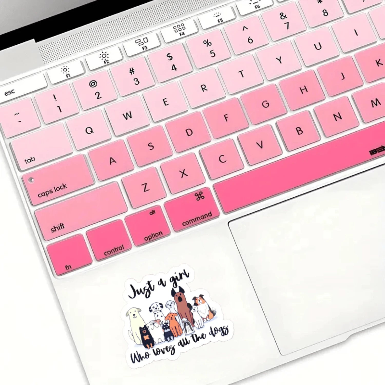 1/2/5pcs "Just A Girl Who Loves All The Dogs"Cute Cartoon Multi Breed Dogs Vinyl Stickers, Suitable For Water Tumbler, Laptop, Journal, Scrapbook, Phone Case, Car Window, Skateboard, Luggage Decor, Pe