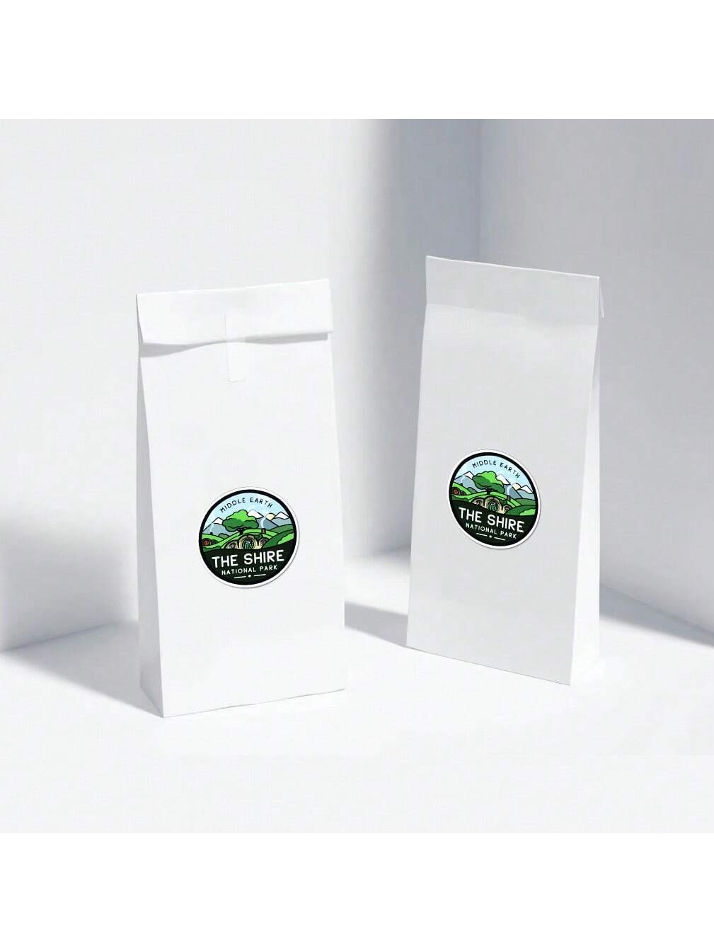 1/2/5pcs The Shire National Park Sticker, Positive Sticker, Inspirational Decal, Self Care Sticker For Laptop Water Bottle Car Skateboard,Vibrant Design Fun & Quirky Uv-Resistant Sticker, Applied To C