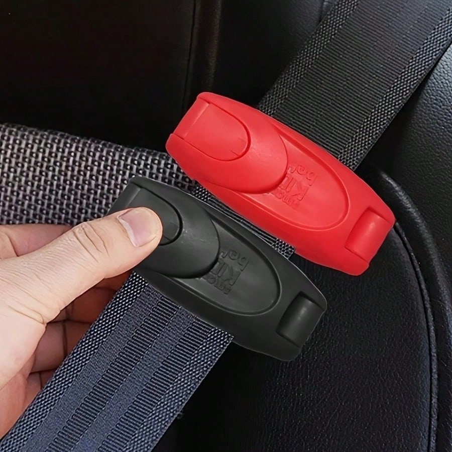 1/2/ Pcs Silicone Seat Buckle Fastener, Car Seat Belt Slot Retainer, Easy To Reach Car Seat Buckle Reinforcement, Keeps Socket Buckle Upright, Fits Most Car Buckle Holder Fasteners