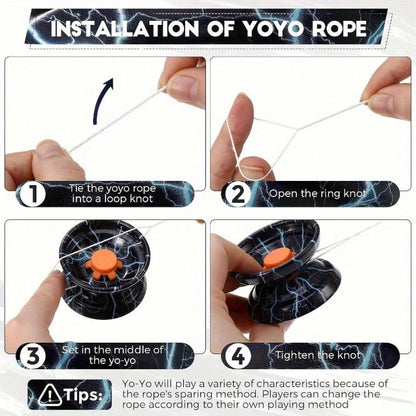 1/2pcs Durable Metal Spinning Top With Detachable String- Suitable For Beginners, High-Speed Rotation, Random Color, Great For Outdoor Play And Cool Tricks
