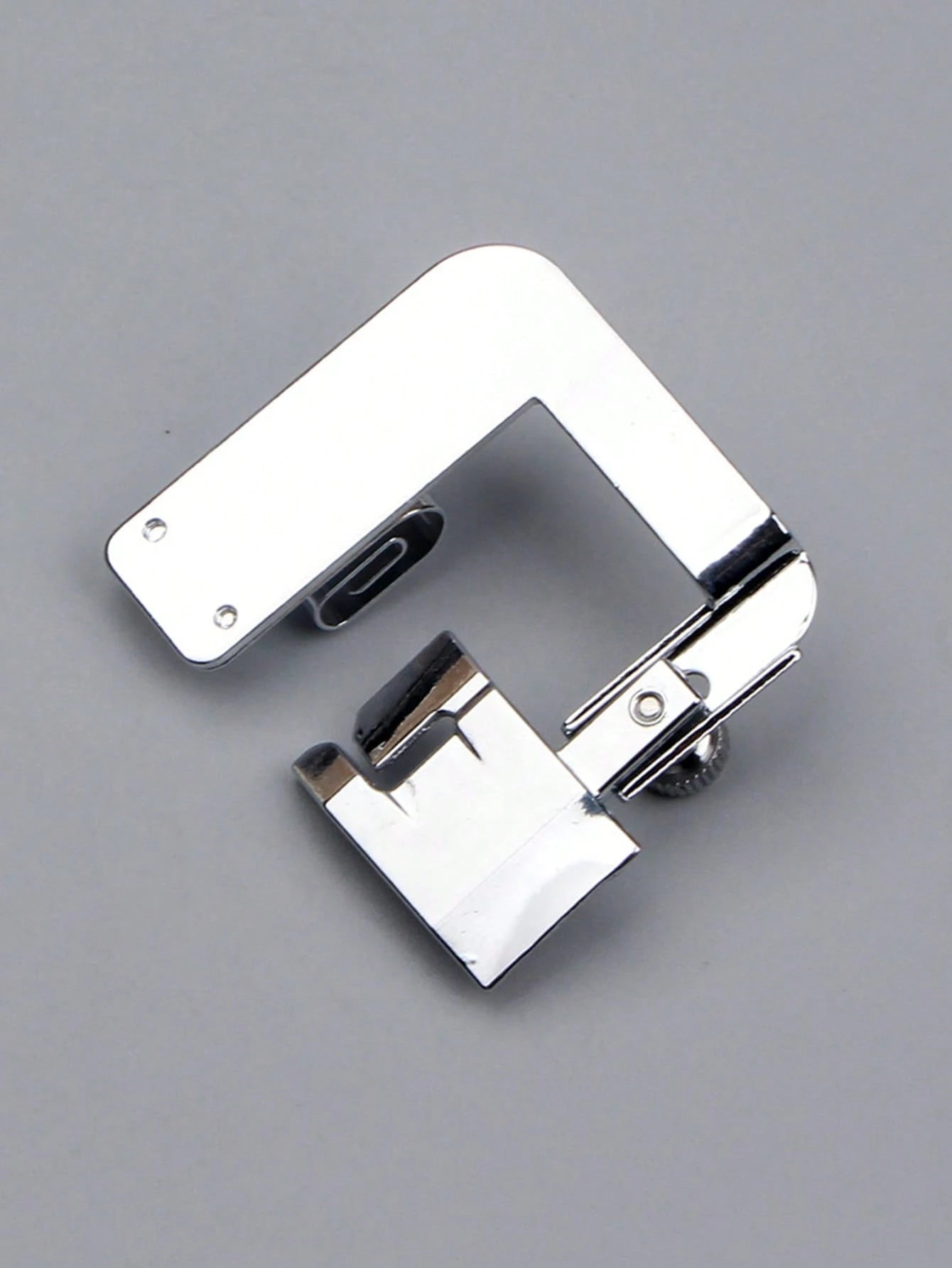 1/2Pcs Iron Alloy Rolled Hem Presser Foot, Adjustable Hemmer Foot Attachment For Most Household Sewing Machines, Universal Sewing Foot Accessories, Essential Sewing Supplies For DIY Craft Lovers, Fabr