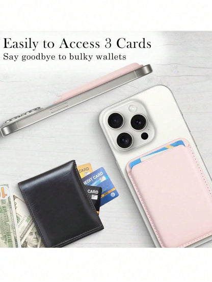 1/2pcs Magnetic Wallet Phone Case Compatible With IPhone 16/15/14/13/12 Pro/Pro Max/Plus/Mini Series, Includes Card Holder, Business Card Holder, Credit Card Holder And Other Accessories, Unisex, Magn
