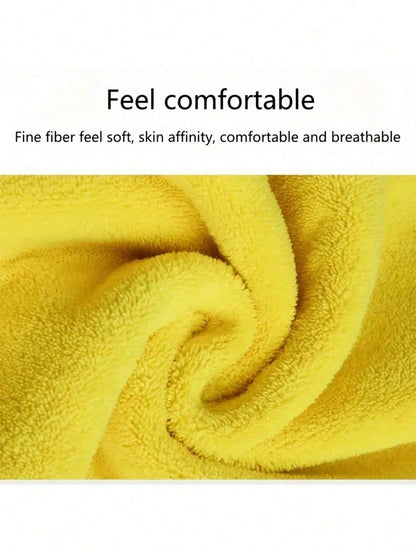 1/3/5/10pcs Multi-Purpose Plush Microfiber Cleaning Cloth Towels, For Home, Car Wash, Drying And Car Detailing