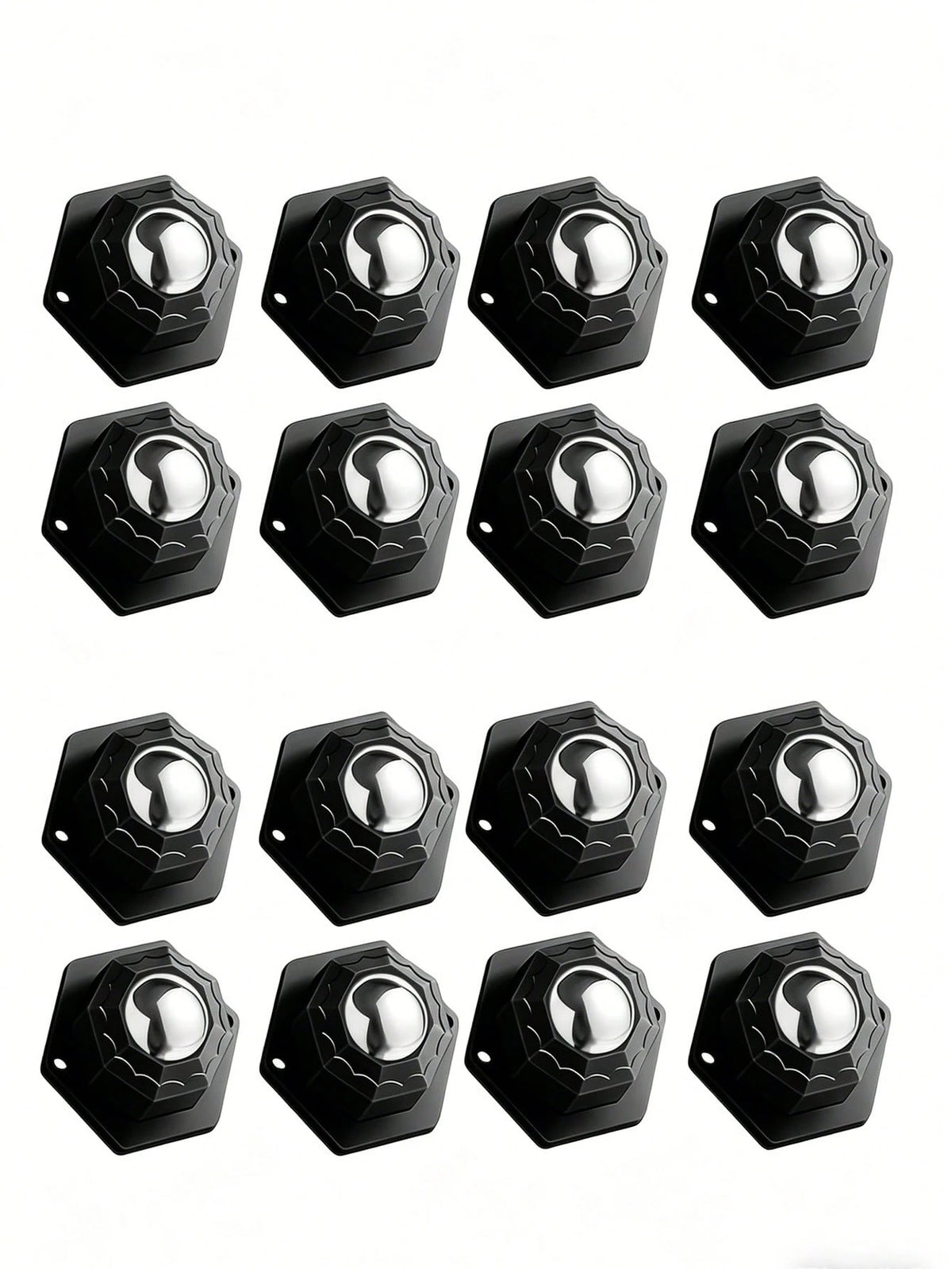 1/4/8pcs 360° Swivel Heavy Duty Mini Casters, Heavy Duty Furniture Moving Wheels, Self-Adhesive Furniture Casters, Smooth Rolling And Easy To Move, No Drilling Required, Quiet Operation, Suitable For