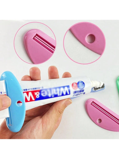 1/4 Creative Manual Toothpaste Squeezer, Also Suitable For Hand Cream, Cosmetics And Fun Toothpaste Holder