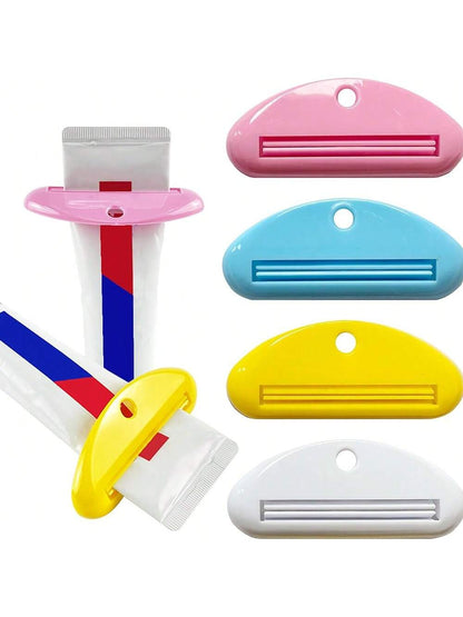 1/4 Creative Manual Toothpaste Squeezer, Also Suitable For Hand Cream, Cosmetics And Fun Toothpaste Holder