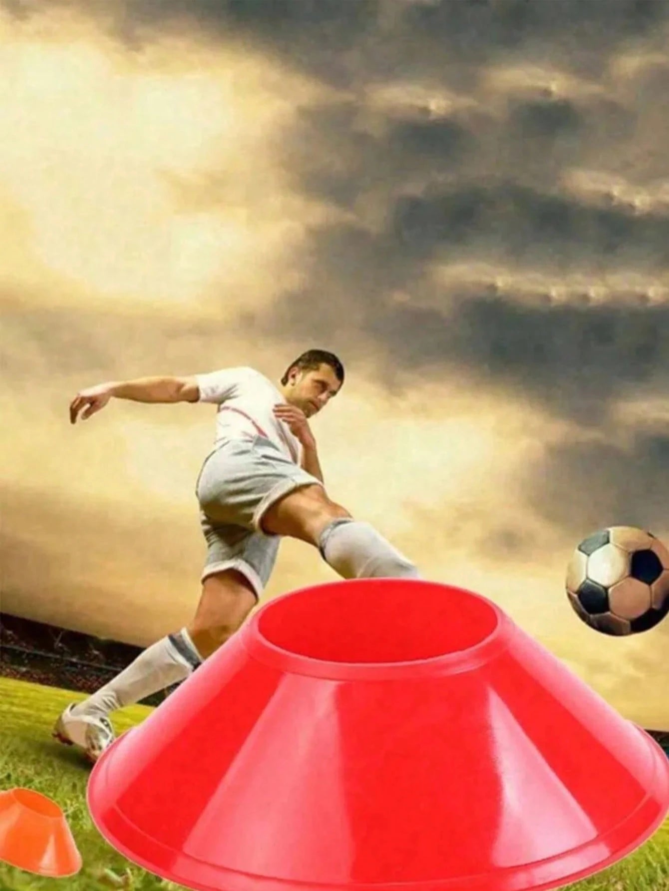 1/5/10/15/20/25/40pcs Round Marker Discs, Soft & Durable Football Training Marker Cones