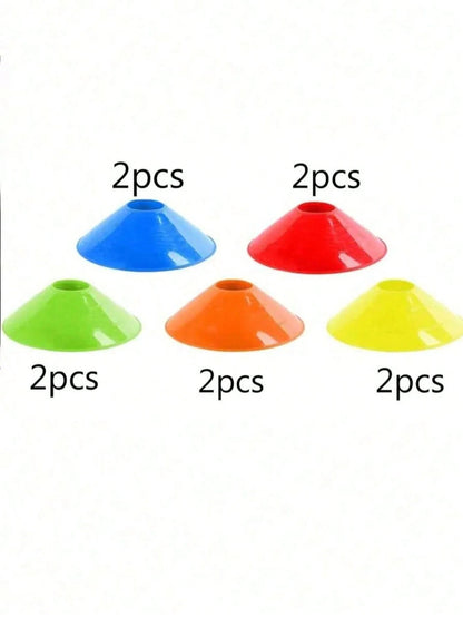 1/5/10/15/20/25/40pcs Round Marker Discs, Soft & Durable Football Training Marker Cones