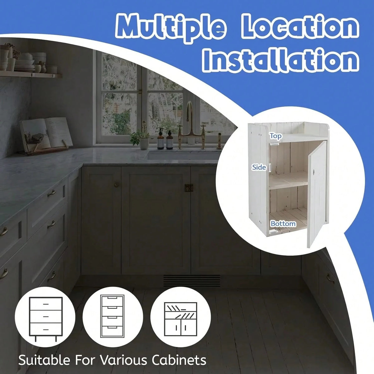 1/5Pcs Cabinet Magnets For Closure, Magnetic Cabinet Door Catch Strong Magnetic For Kitchen Cabinets Bedroom Wardrobe Cabinet Door Catch