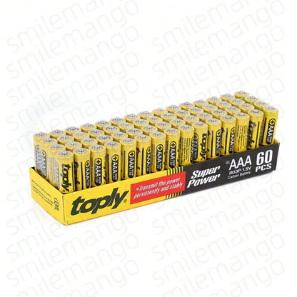 1.5V AA/AAA Disposable Carbon Battery, Suitable For LED Lights, Toys, MP3, Computers, Clocks, Radios, Video Game Consoles, Digital Cameras, Keyboards, And More