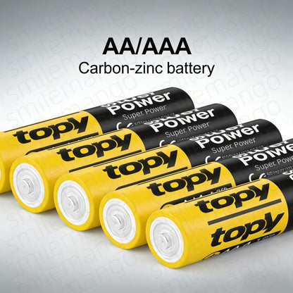 1.5V AA/AAA Disposable Carbon Battery, Suitable For LED Lights, Toys, MP3, Computers, Clocks, Radios, Video Game Consoles, Digital Cameras, Keyboards, And More
