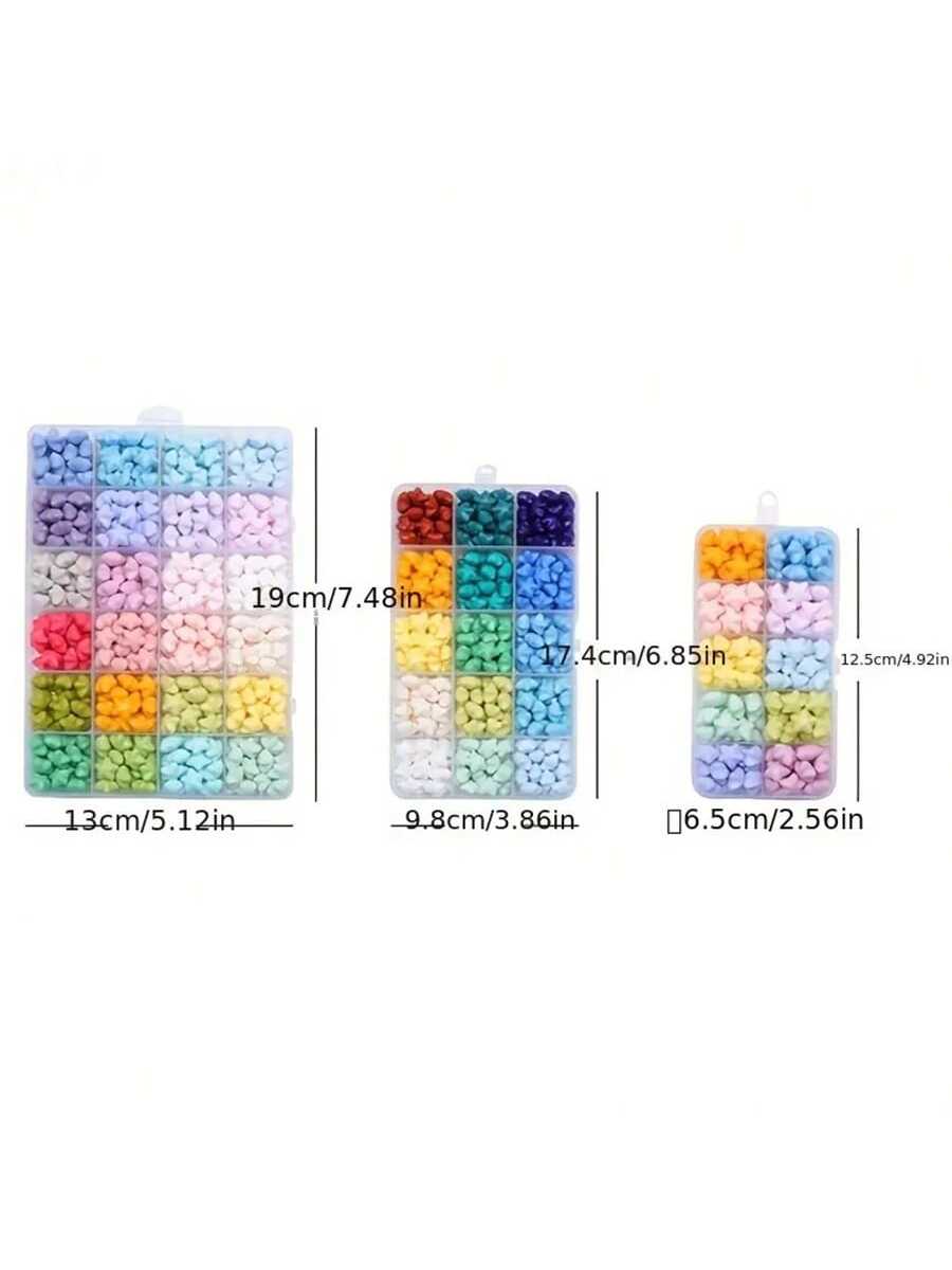 1 Box Of 10/15/24 Grids Wax Sealing Beads Kit, Star Shaped Fire Paint Wax Pellets, Boxed Wax Pellets, Fire Paint Sealing Wax Prints, For Wedding Banquet Invitations, Personalized Gift Box Sealing Wax