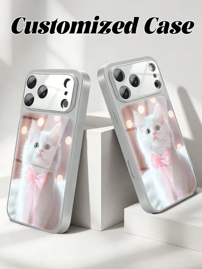 1 Customizable Black Phone Case For Family Couple And Friend Photos, Personalized Customization Cover With Photo, Compatible With 17 Pro Max/17 Air/17 Pro/17 Matte/16/15/14/13 Phone Case, Upgraded Ful