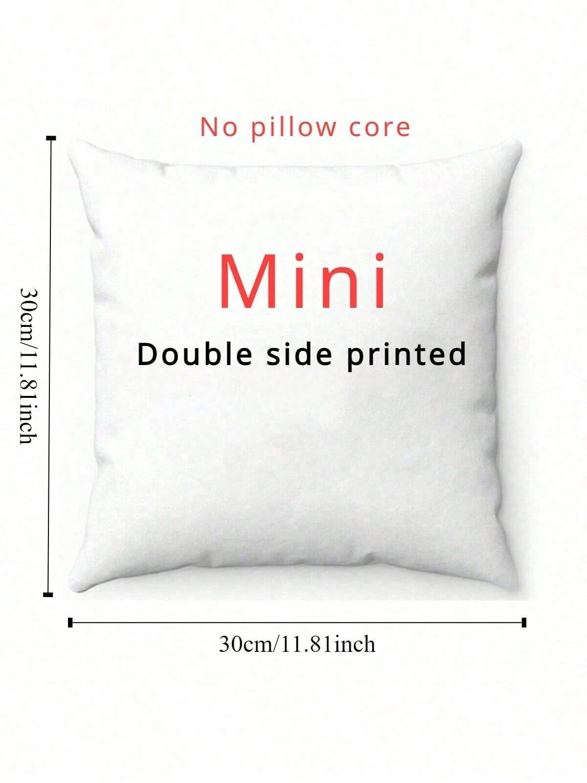 1 DIY Custom Personalized Photo Double-Sided Pillow Cover Sofa Bedroom Home Decoration Holiday Couple Parent-Child Pet Commemoration Father's Day Mother's Day Halloween Valentine's Day Thanksgiving Ea