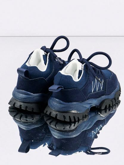 1 Pair Baby Sports Shoes Spring Autumn Fashion New Kids White Sneakers Soft Sole Anti-Slip Boys Casual Skate Shoes Infant Breathable Shoes Soft Upper Breathable Sports Shoes, Suitable For Boys And Gir