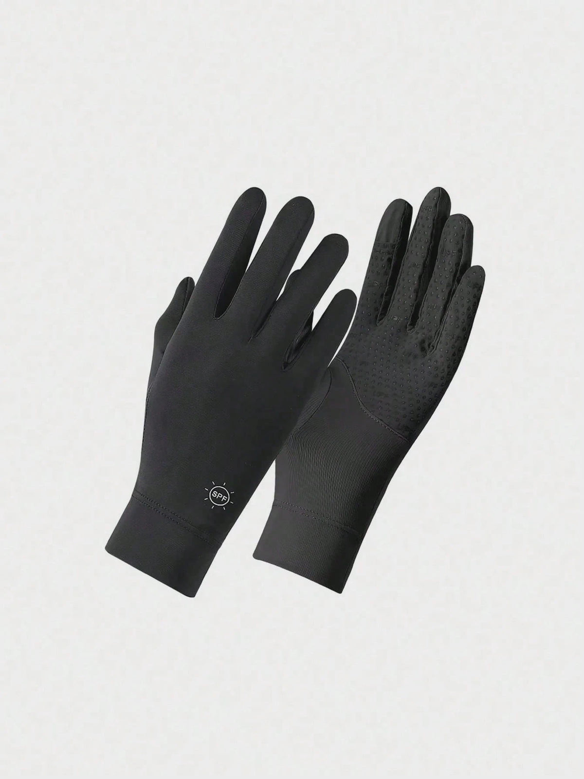 1 Pair Women's Summer Thin Breathable Open-Finger Sun Protection Gloves, Outdoor Cycling Driving Sports Use, Flip-Over 2-Finger Sun Protection