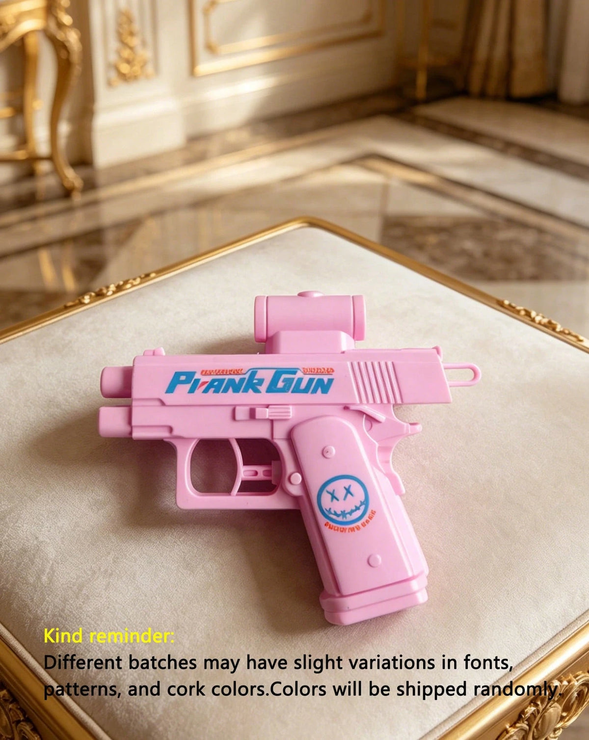 1 Pc Double-Sided Prank Water Gun Creative Reverse Squirting Water Gun Prank Funny Spraying Water Toy#Different Batches May Have Slight Variations In Fonts, Patterns, And Cork Colors.Colors Will Be Sh