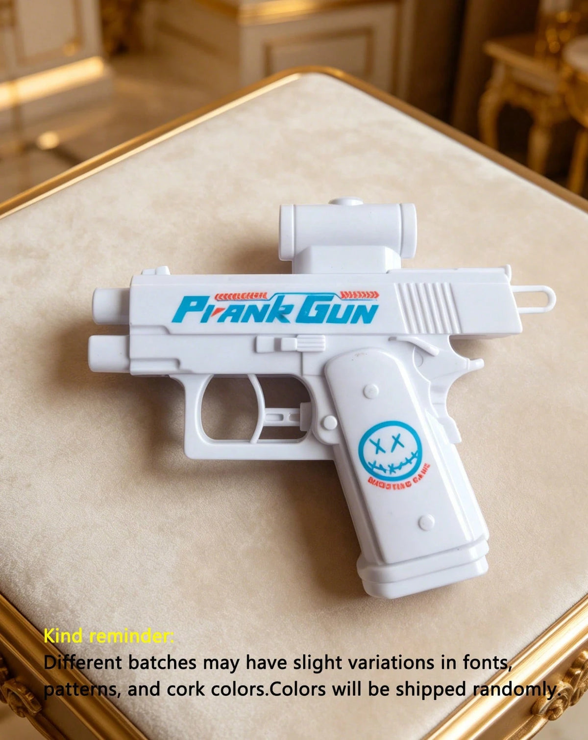 1 Pc Double-Sided Prank Water Gun Creative Reverse Squirting Water Gun Prank Funny Spraying Water Toy#Different Batches May Have Slight Variations In Fonts, Patterns, And Cork Colors.Colors Will Be Sh