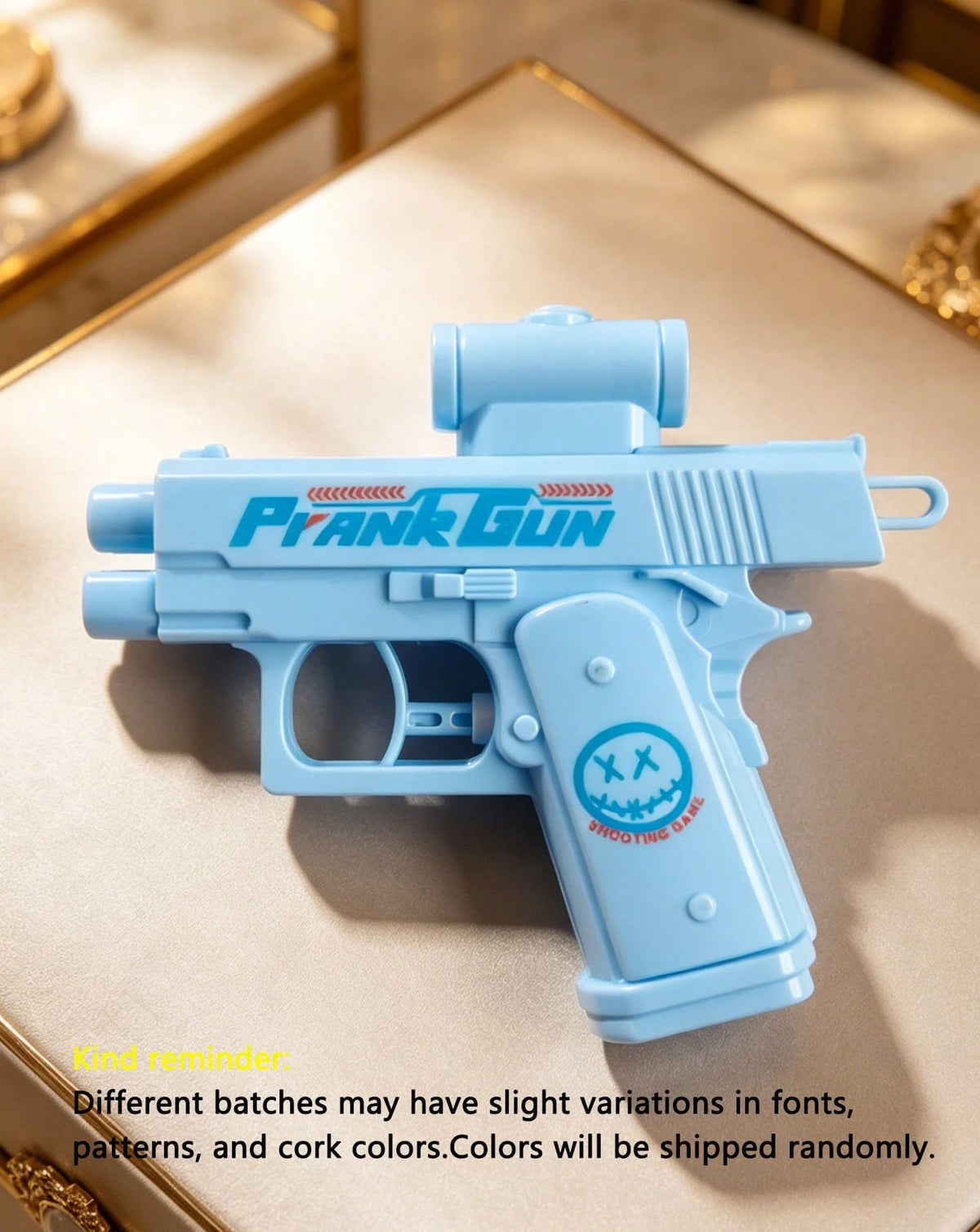 1 Pc Double-Sided Prank Water Gun Creative Reverse Squirting Water Gun Prank Funny Spraying Water Toy#Different Batches May Have Slight Variations In Fonts, Patterns, And Cork Colors.Colors Will Be Sh