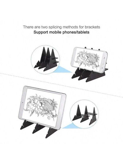 1 Set Creative Drawing & Sketching Tools Kit With Projection Board- Compatible With Phones And Tablets, Suitable For Artists, Painting Lovers, Portable Optical Drawing Projection Tool, Christmas, New