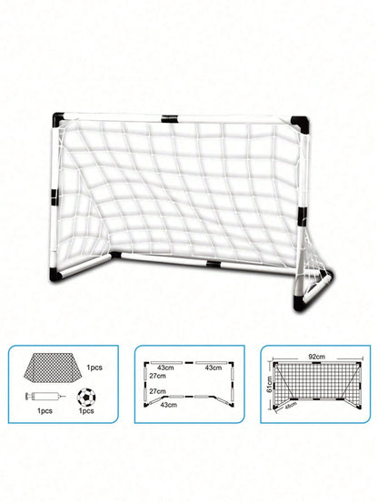 1 Set Of Portable Pop-Up Soccer Goals, Dribbling And Air Pumps, Youth Training Equipment, Soccer Targets, Soccer Goal Practice Equipment, Indoor/Outdoor Sports Games, The Best Gift For Sports Enthusia