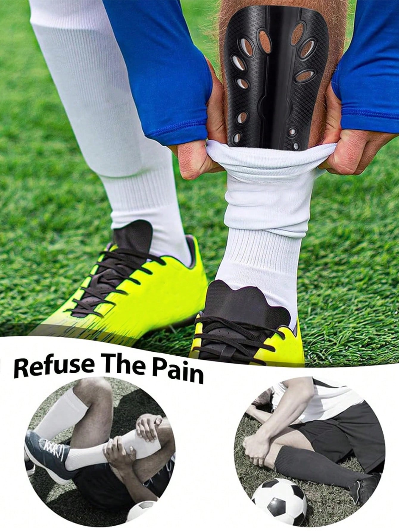 10-18 Years Old Kids Professional Football Shin Guards With Ventilation Holes, Training & Match Leg Pads, Back To School, First Day Of School