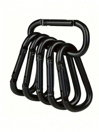 10/1pc D-Shaped High-Quality Aluminum Alloy Carabiner, DIY Carabiner, Accessories And Keychain, Backpack Decorative Buckle, Suitable For Outdoor Climbing Backpacks And Daily Wear, Lightweight And Vers