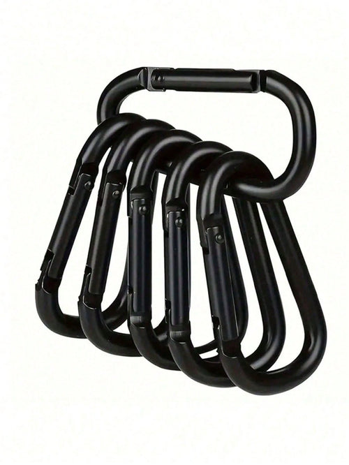 10/1pc D-Shaped High-Quality Aluminum Alloy Carabiner, DIY Carabiner, Accessories And Keychain, Backpack Decorative Buckle, Suitable For Outdoor Climbing Backpacks And Daily Wear, Lightweight And Vers