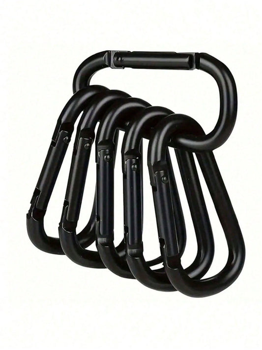 10/1pc D-Shaped High-Quality Aluminum Alloy Carabiner, DIY Carabiner, Accessories And Keychain, Backpack Decorative Buckle, Suitable For Outdoor Climbing Backpacks And Daily Wear, Lightweight And Vers