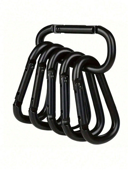10/1pc D-Shaped High-Quality Aluminum Alloy Carabiner, DIY Carabiner, Accessories And Keychain, Backpack Decorative Buckle, Suitable For Outdoor Climbing Backpacks And Daily Wear, Lightweight And Vers